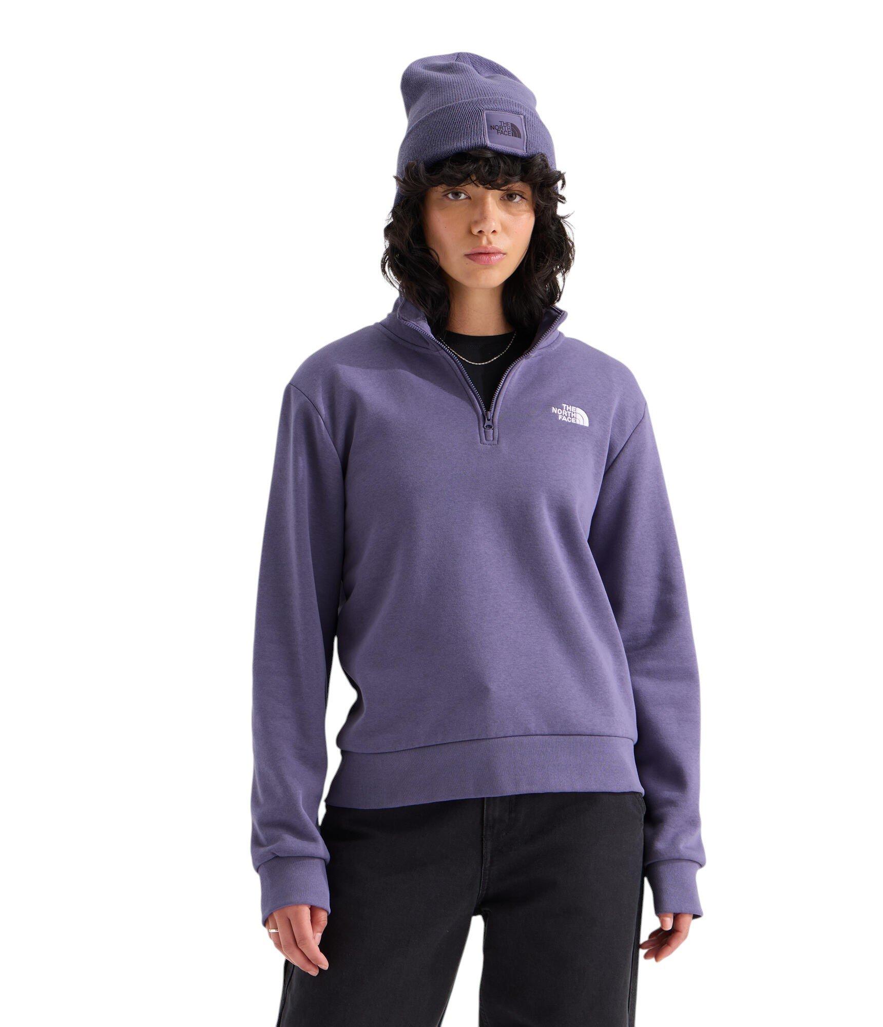The North Face Women's Evolution Simple Dome Regular 1/4 Zip - Purple - PURPLE